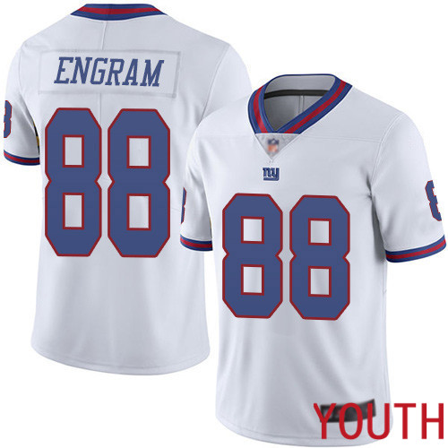 Youth New York Giants #88 Evan Engram Limited White Rush Vapor Untouchable Football NFL Jersey